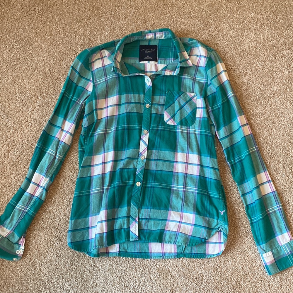 American Eagle Flannel, size small